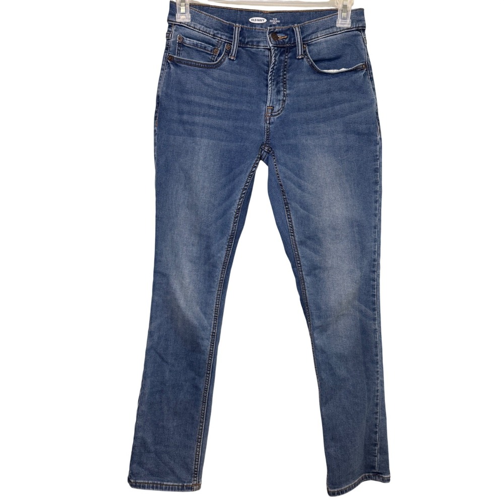 Old Navy Slim Built-In Tough 24/7 Jeans‎ Blue Denim Jean 29x30 S/339218-02